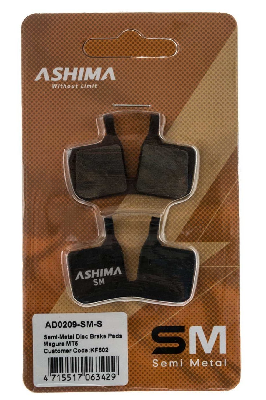 Ashima Pastiglie freno Magura MT 5 MT7 Semi metalliche